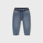 jeans con elastico in vita - majoral