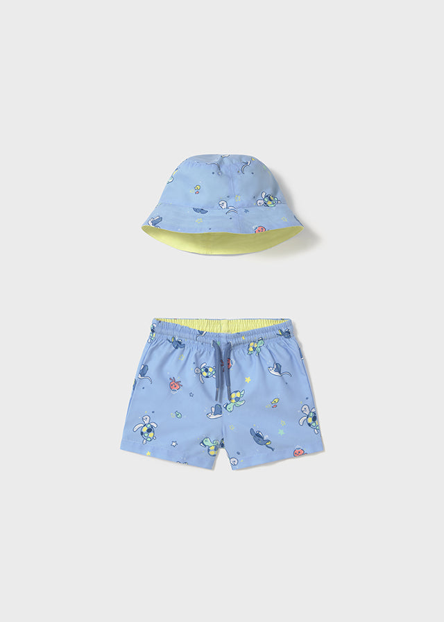 Costume tema pesci con cappello reversibile - majoral