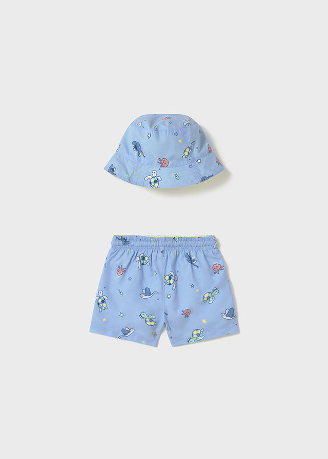 Costume tema pesci con cappello reversibile - majoral