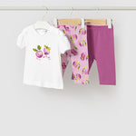 Completo 2 leggings con maglietta - majoral