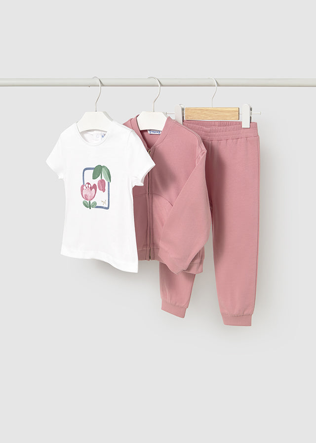 tuta 3 pezzi rosa - majoral