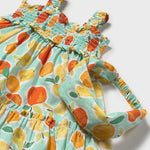 Vestito limoni con bandana - majoral