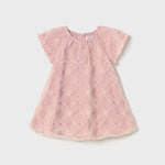 Vestito ricamato rosa -  Mayoral