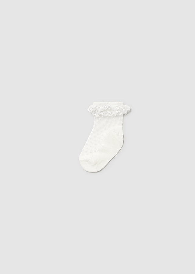 Calzini in pizzo bianco estive - Mayoral