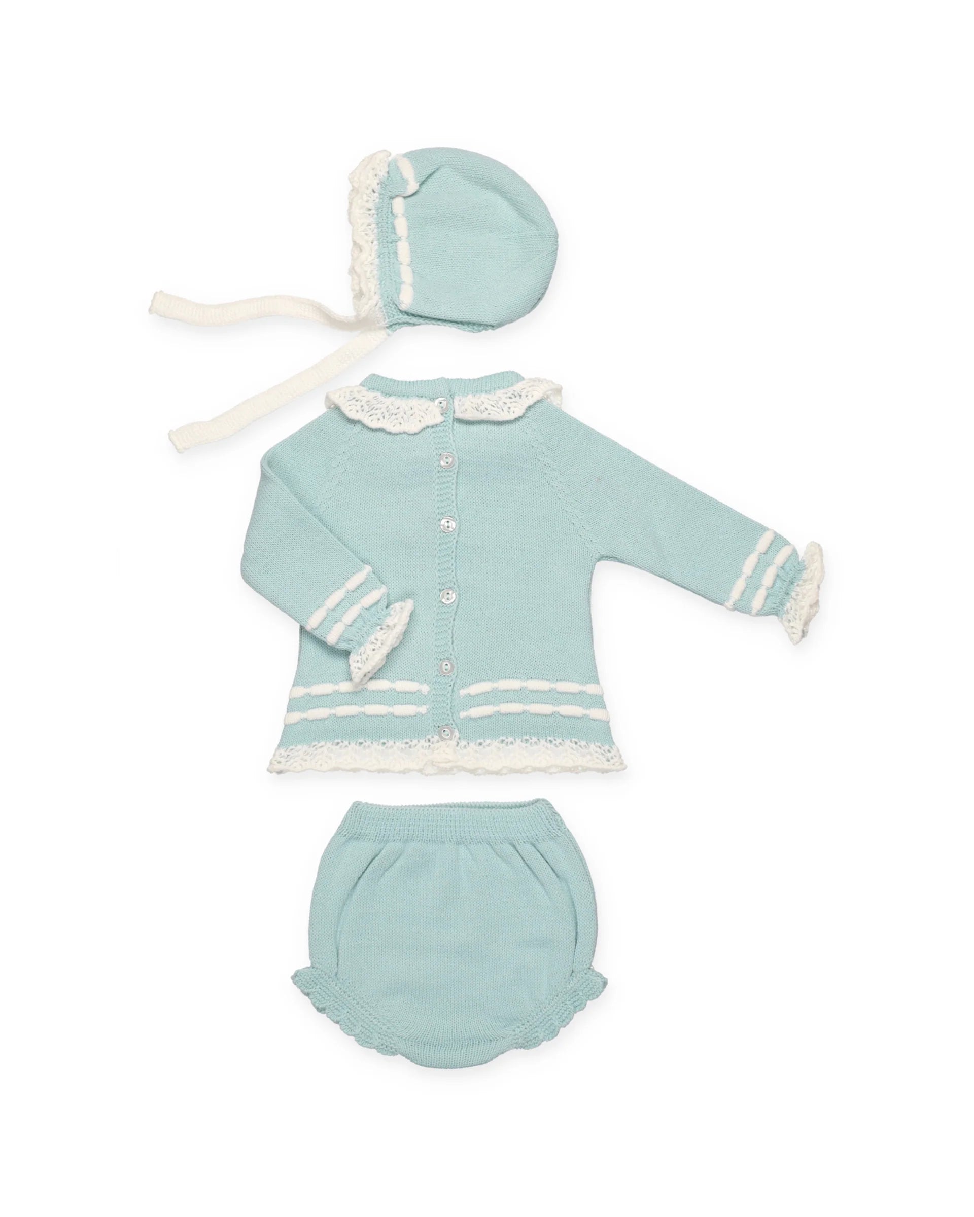 Set 3Pz Verde Acqua - Juliana