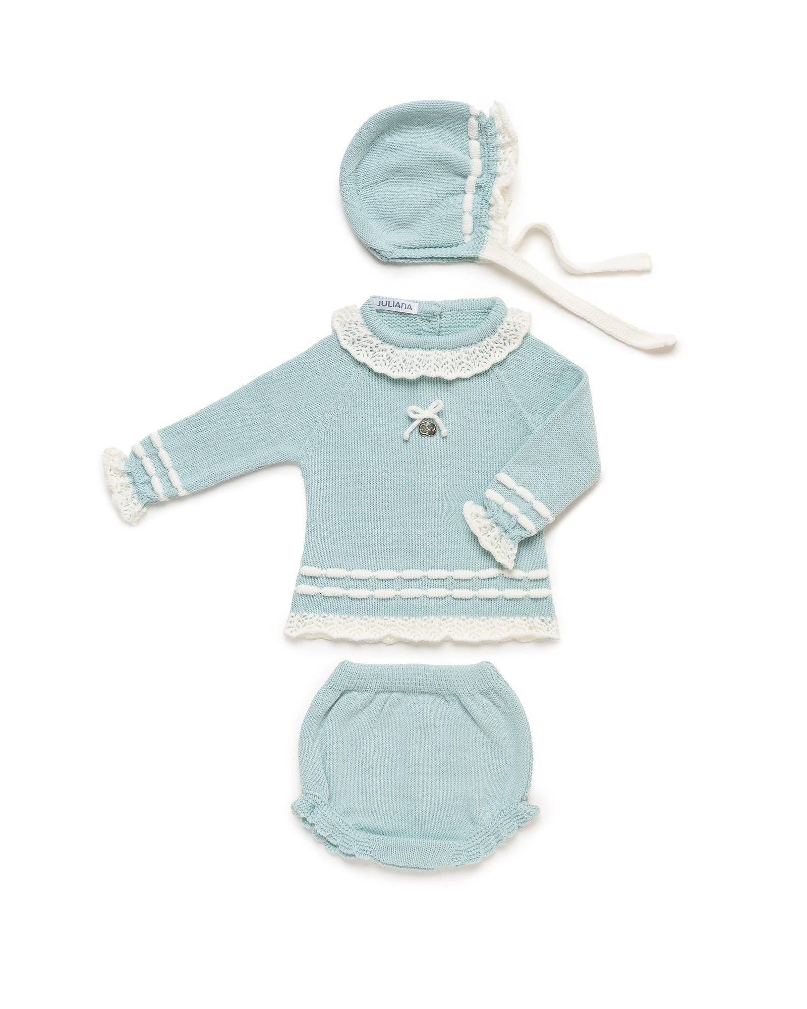 Set 3Pz Verde Acqua - Juliana