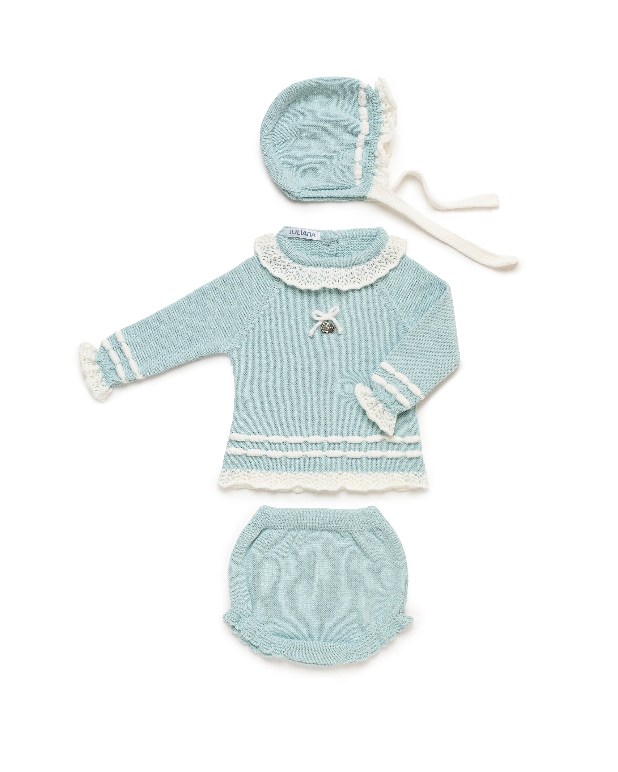 Set 3Pz Verde Acqua - Juliana