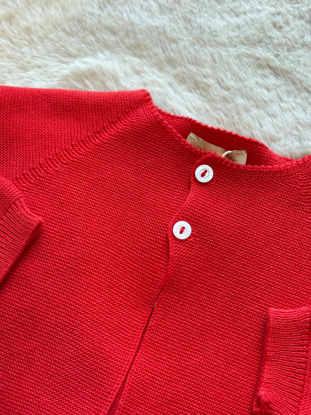 Cardigan rosso - Wedoble