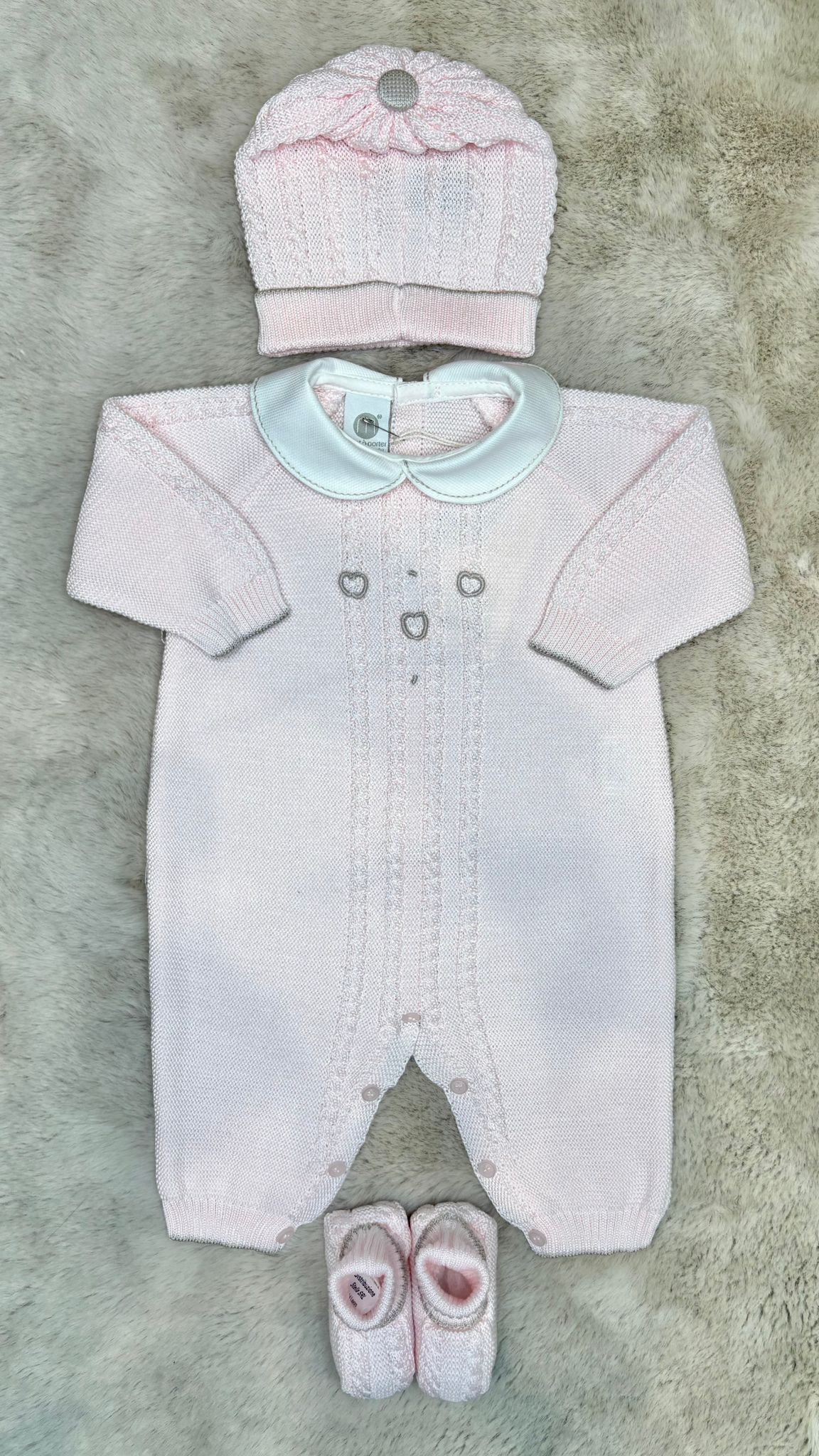 Completo 3 pezzi Rosa - Marlù