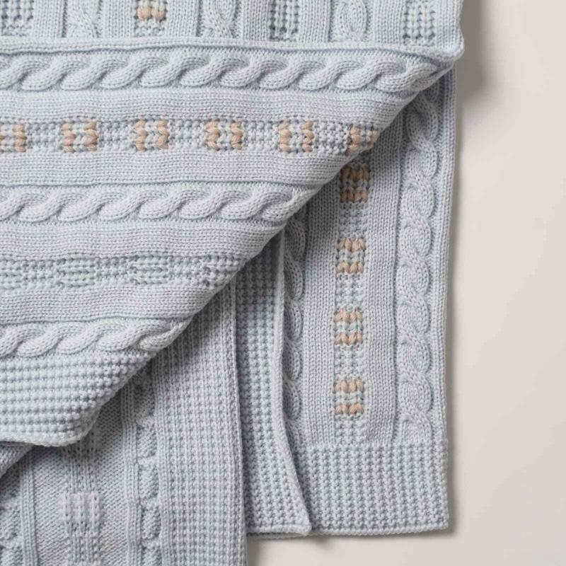 Coperta in Pura Lana Det. Trecce - Marlù