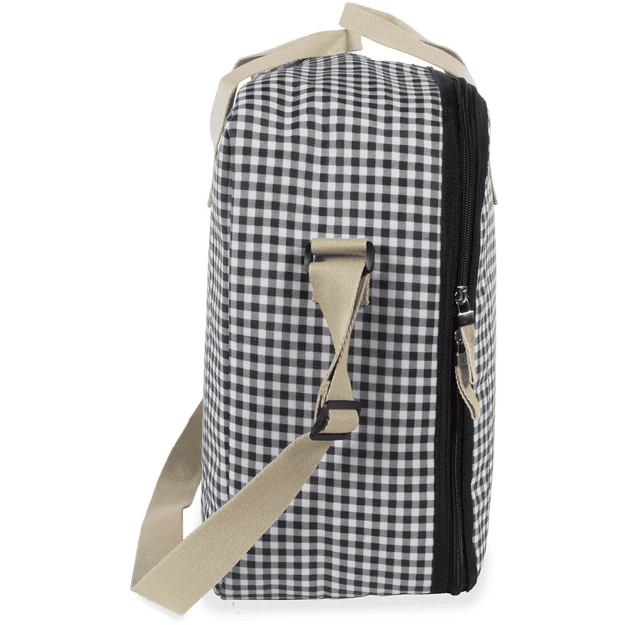 Valigia I LOVE VICHY nero - Walking Mum