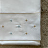 Set 3Pz Lenzuolino ricamo pois azzurro polvere e tortora - Marlù