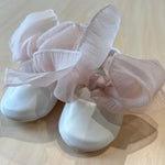 Ballerine Cerimonia con nastro rosa regolabile - Marlù