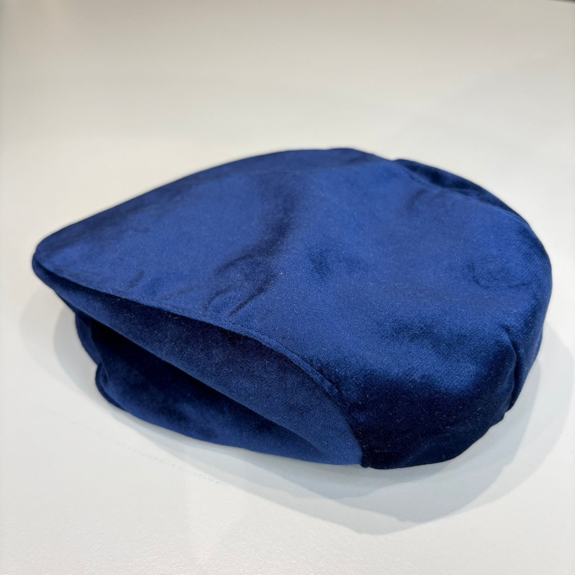 Cappellino da Cerimonia Blu Velluto Bimbo - Marlù