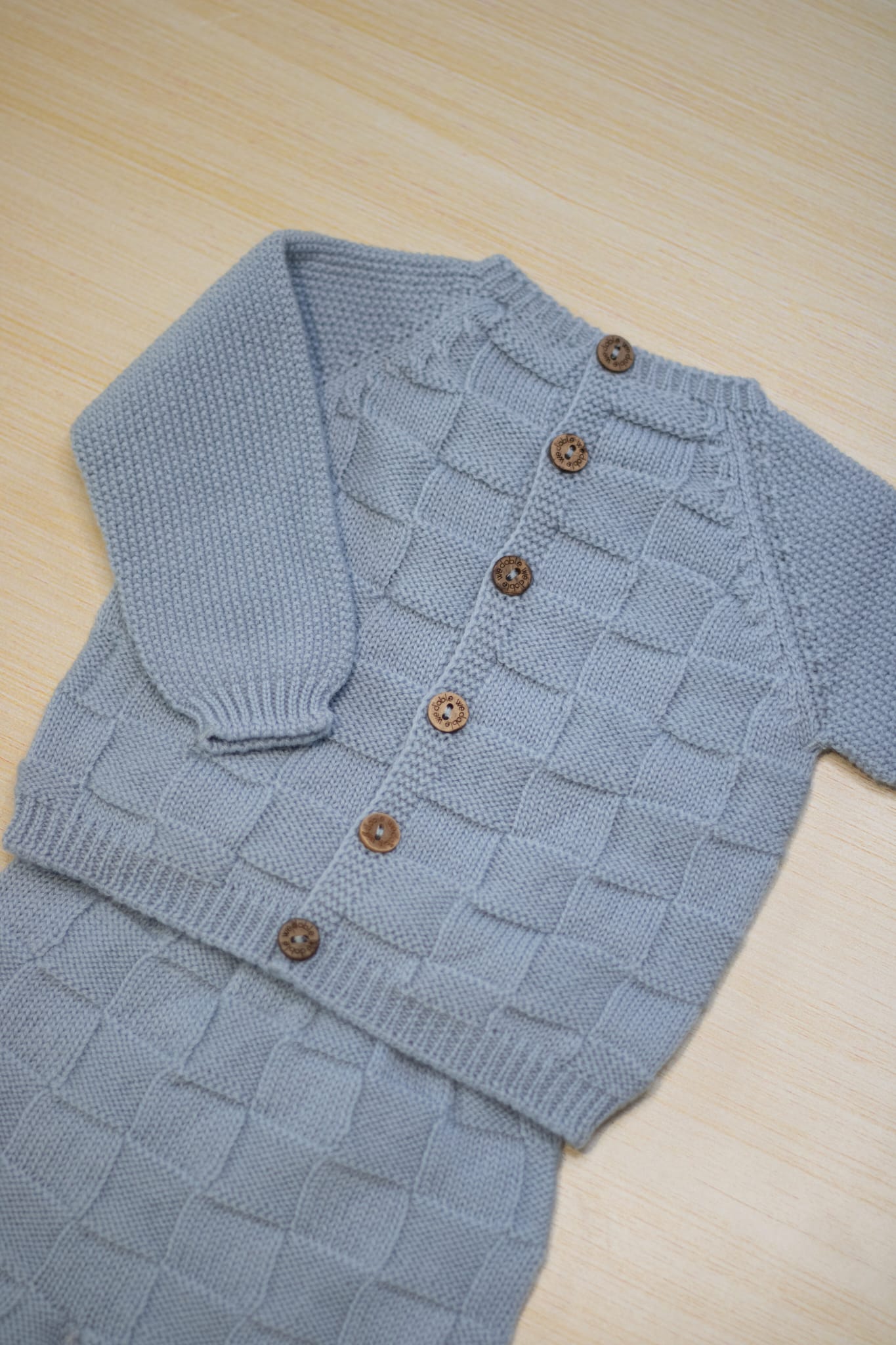 Completo 3 pezzi celeste - wedoble