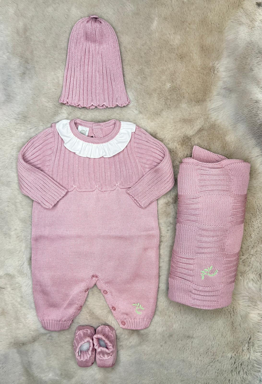 Set 4Pz Collezione "Radici" in rosa - Marlù