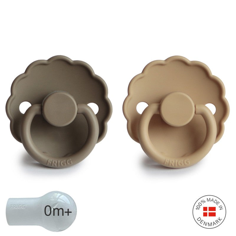 Ciucci FRIGG confezione da 2 - Dis. Daisy Tortora e Beige 0-6 Mesi e 6-18 mesi