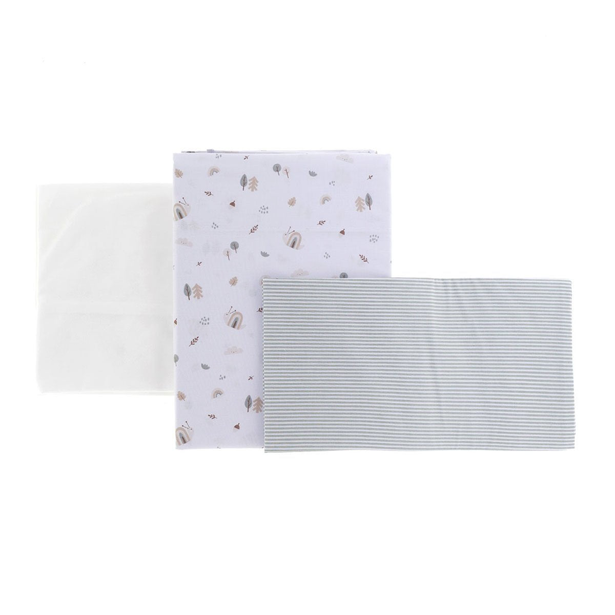Completo lettino 3 pz GREENY - in diverse colorazione