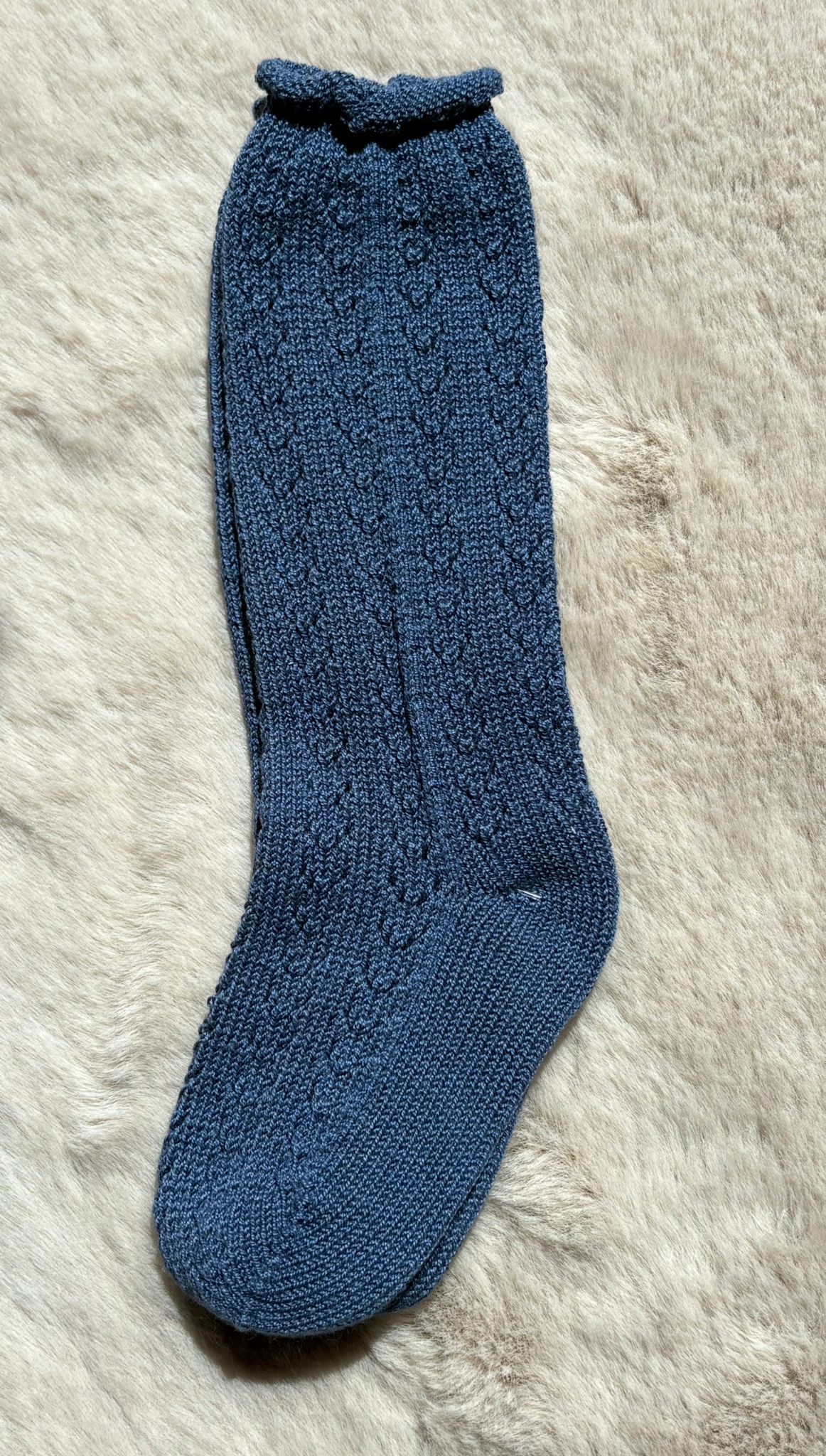Calzini traforati blu - Juliana