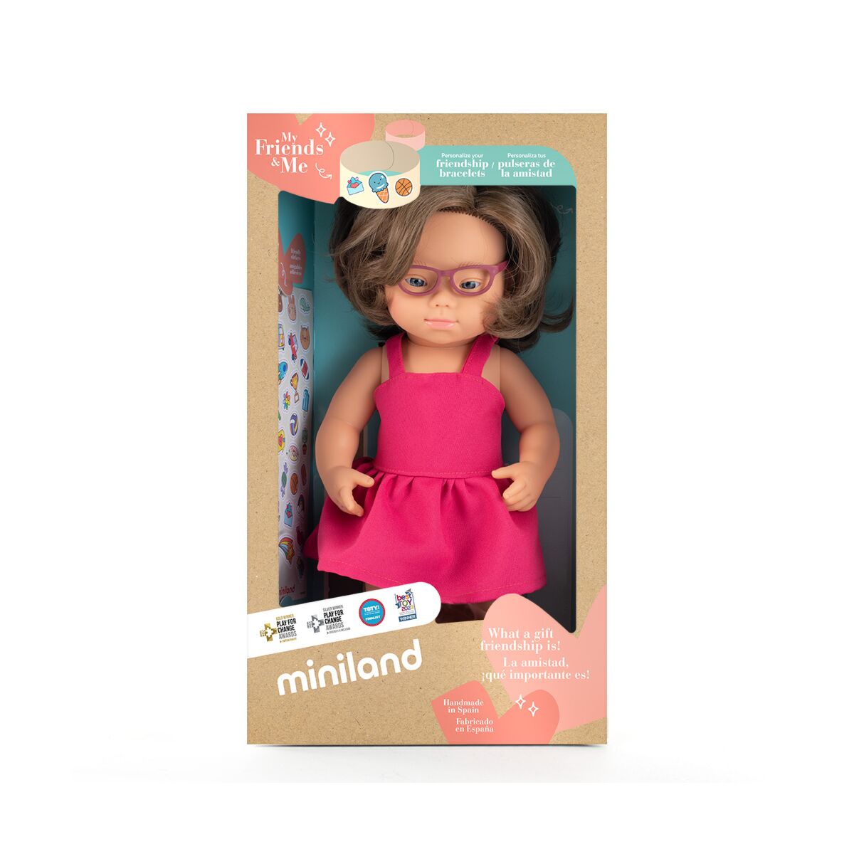 Bambola Con Sindrome di Down 38cm - Miniland
