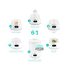 Scaldabiberon, sterilizzatore e vaporizzatore , 6 in 1 - Miniland