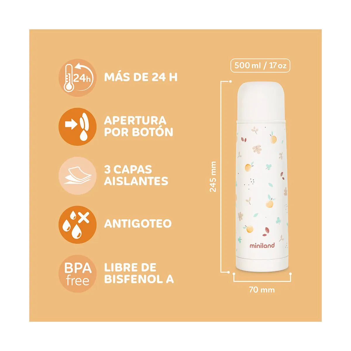 Thermos valencia 500 ml - Miniland