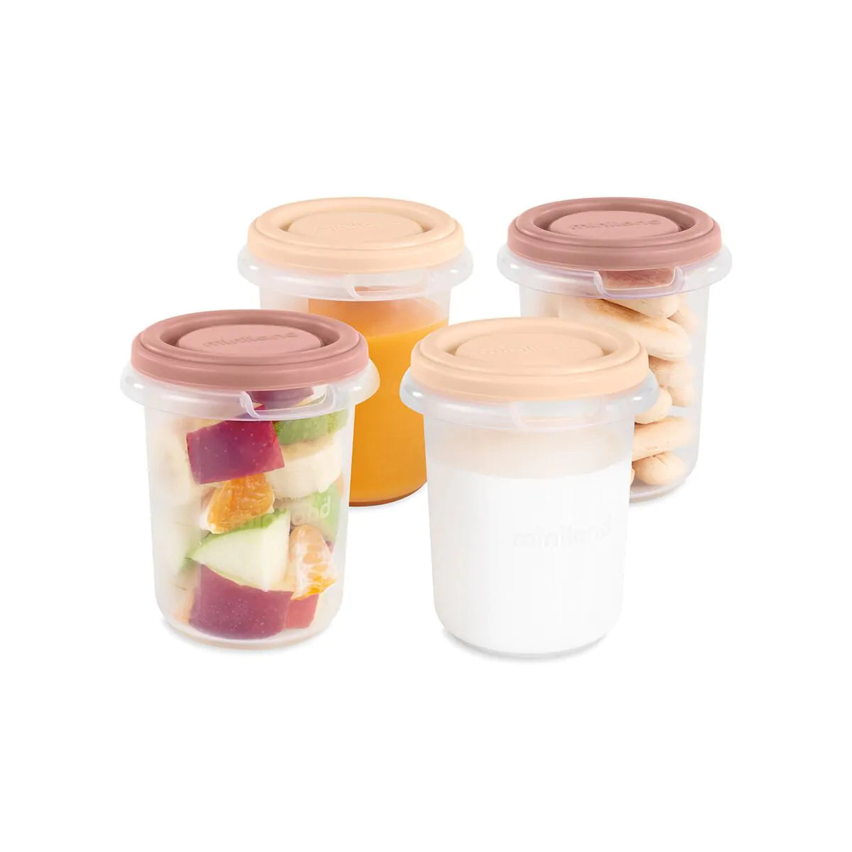 Set 4 Pz Contenitori 250 Ml - Miniland