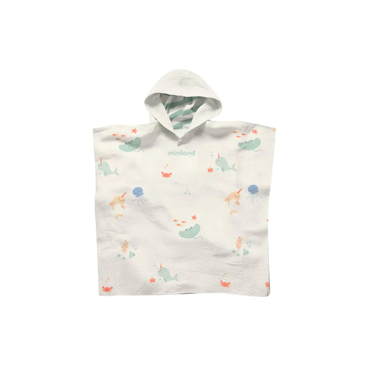 Poncho In 100 % Cotone - Miniland