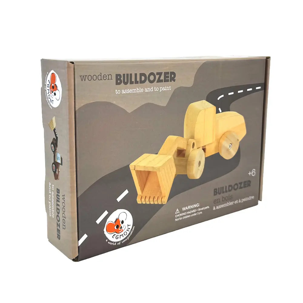 Bulldozer in legno fai da te - Egmont Toys
