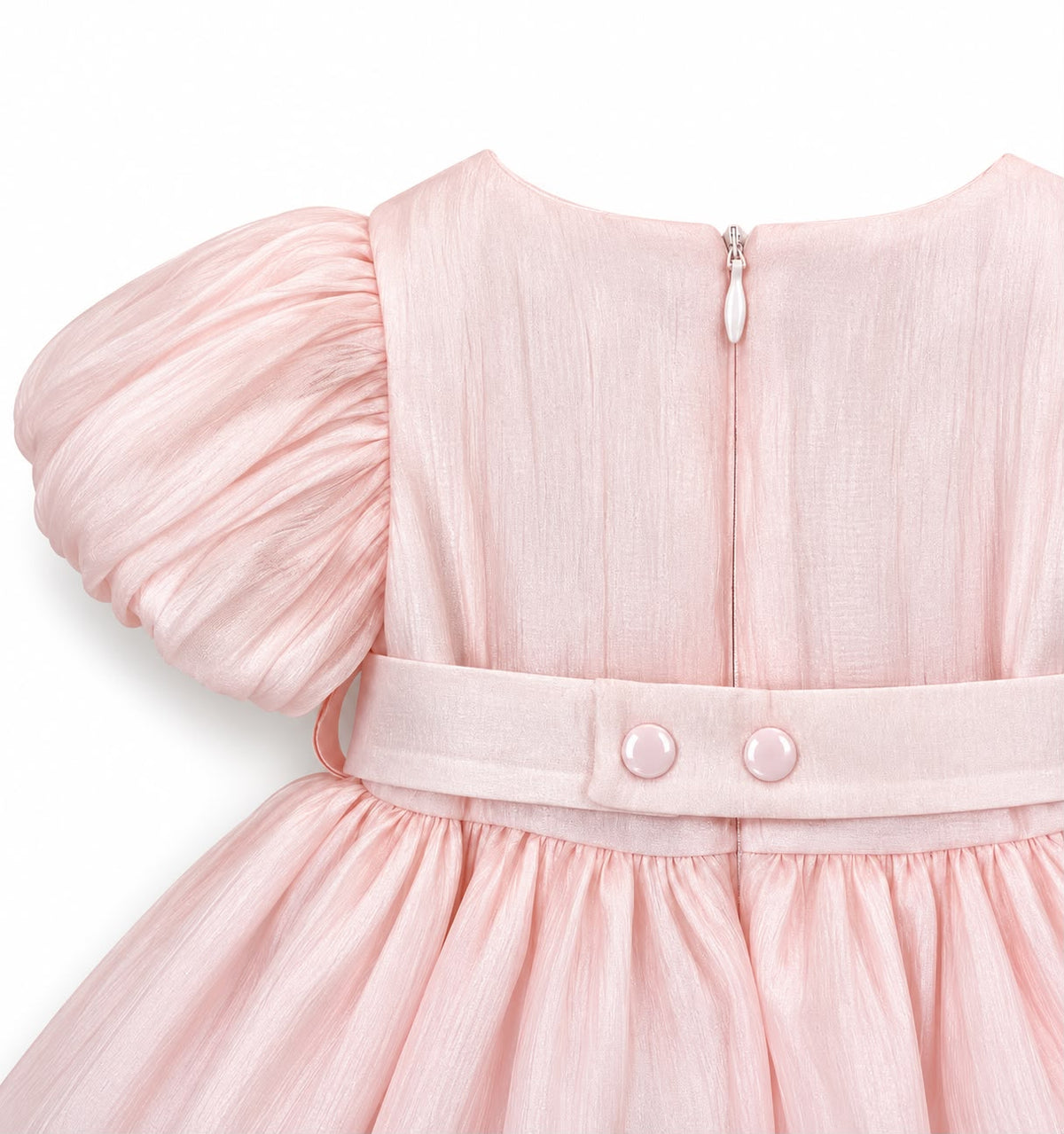 Vestitino Cerimonia Rosa Manica Corta - Marlù