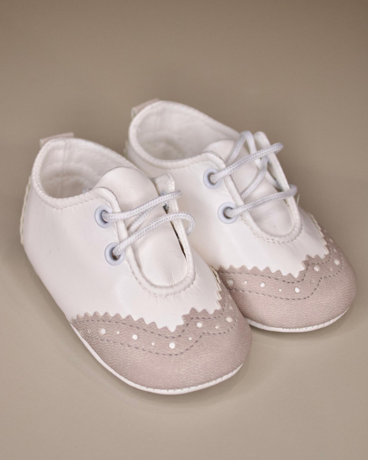 Scarpette Bianche con lacci - Marlù