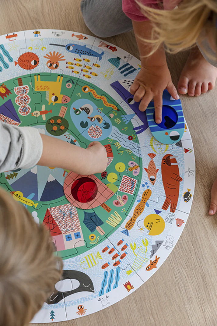 Puzzle XXL alla scoperta degli animali - Goula