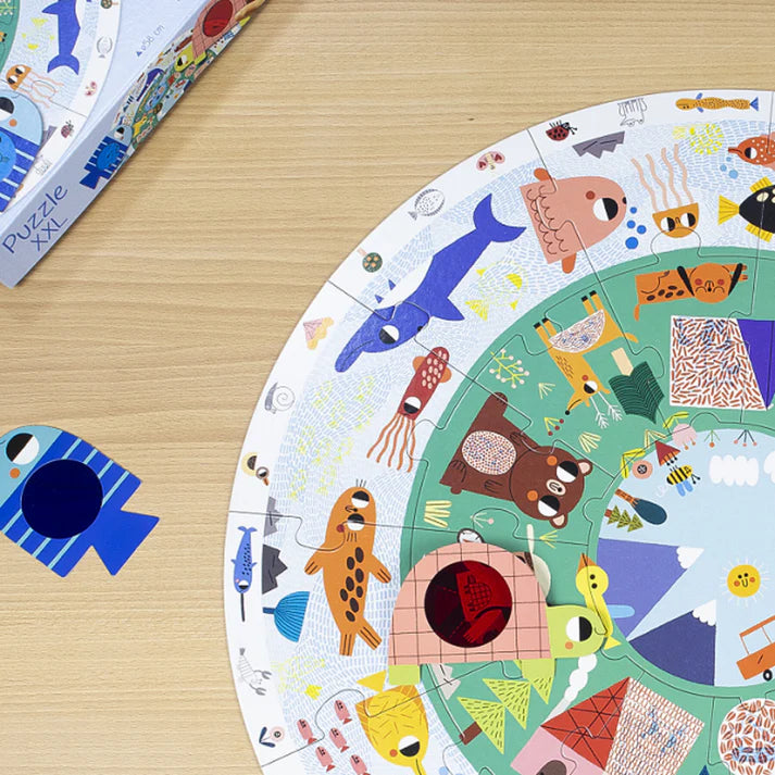 Puzzle XXL alla scoperta degli animali - Goula