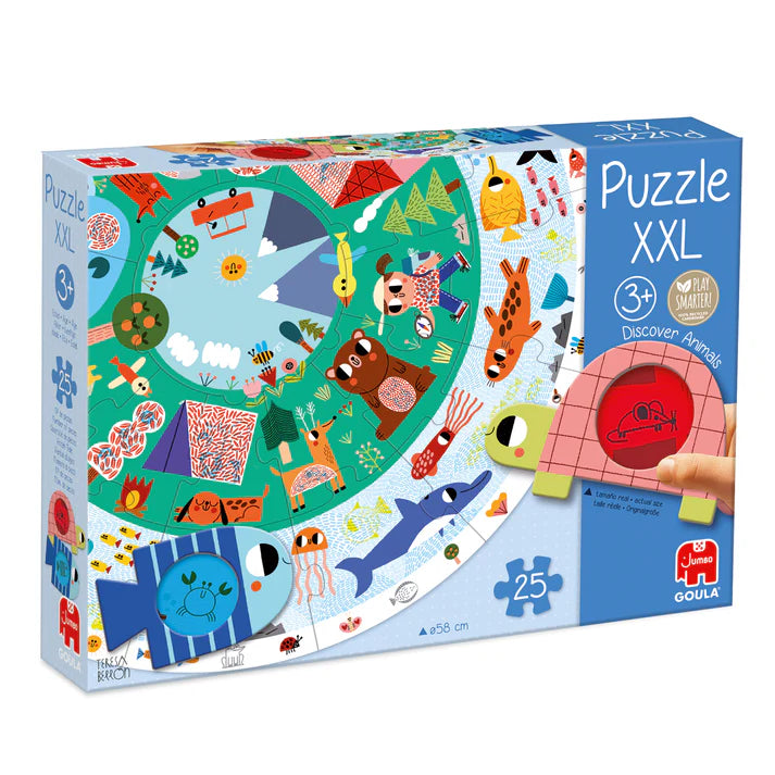 Puzzle XXL alla scoperta degli animali - Goula