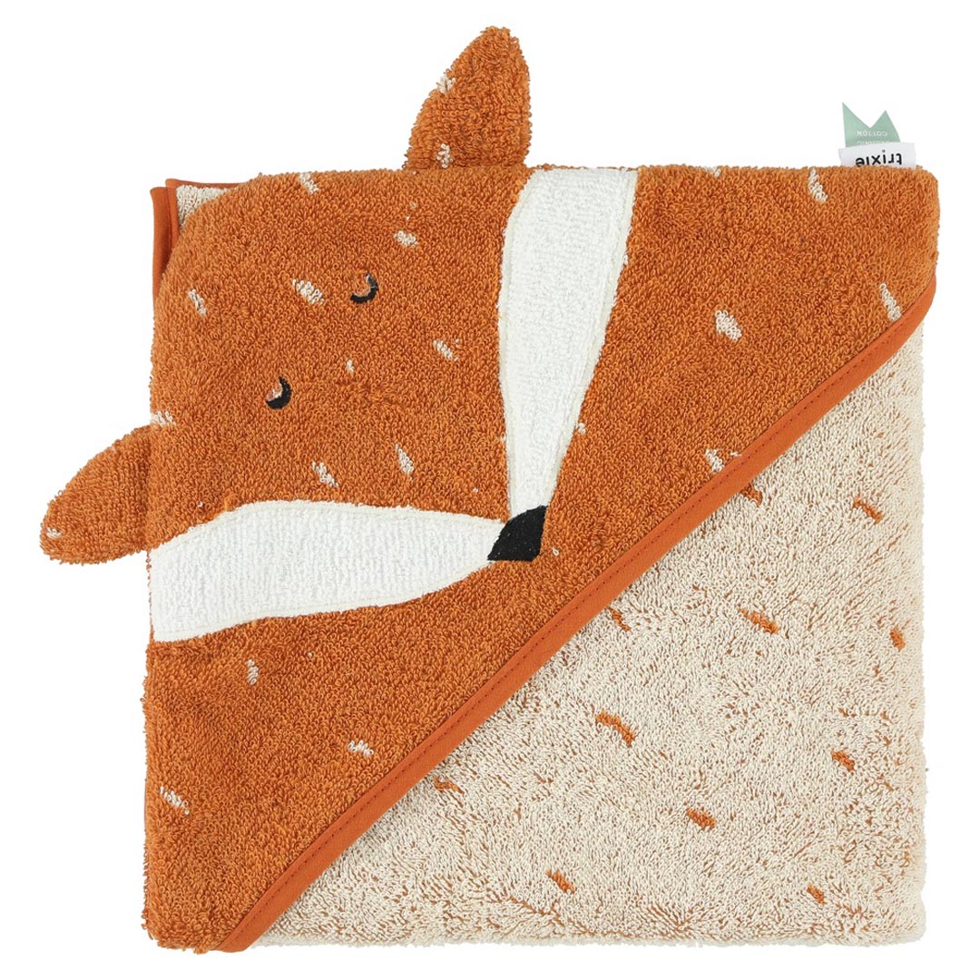 Asciugamano con cappuccio | 75x75cm - Mr. Fox - Trixie