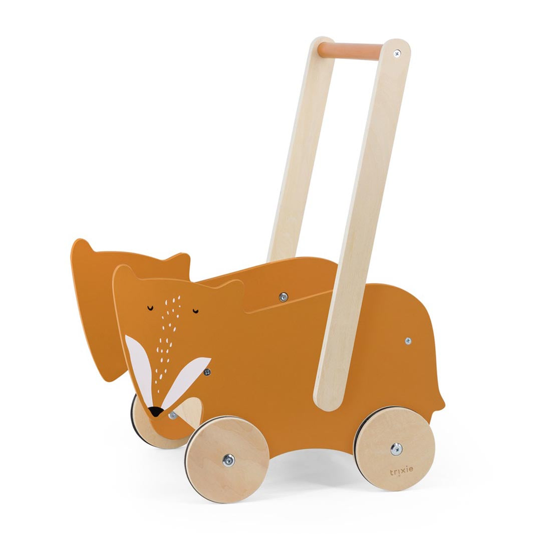 Carrello a spinta in legno Volpe - Trixie