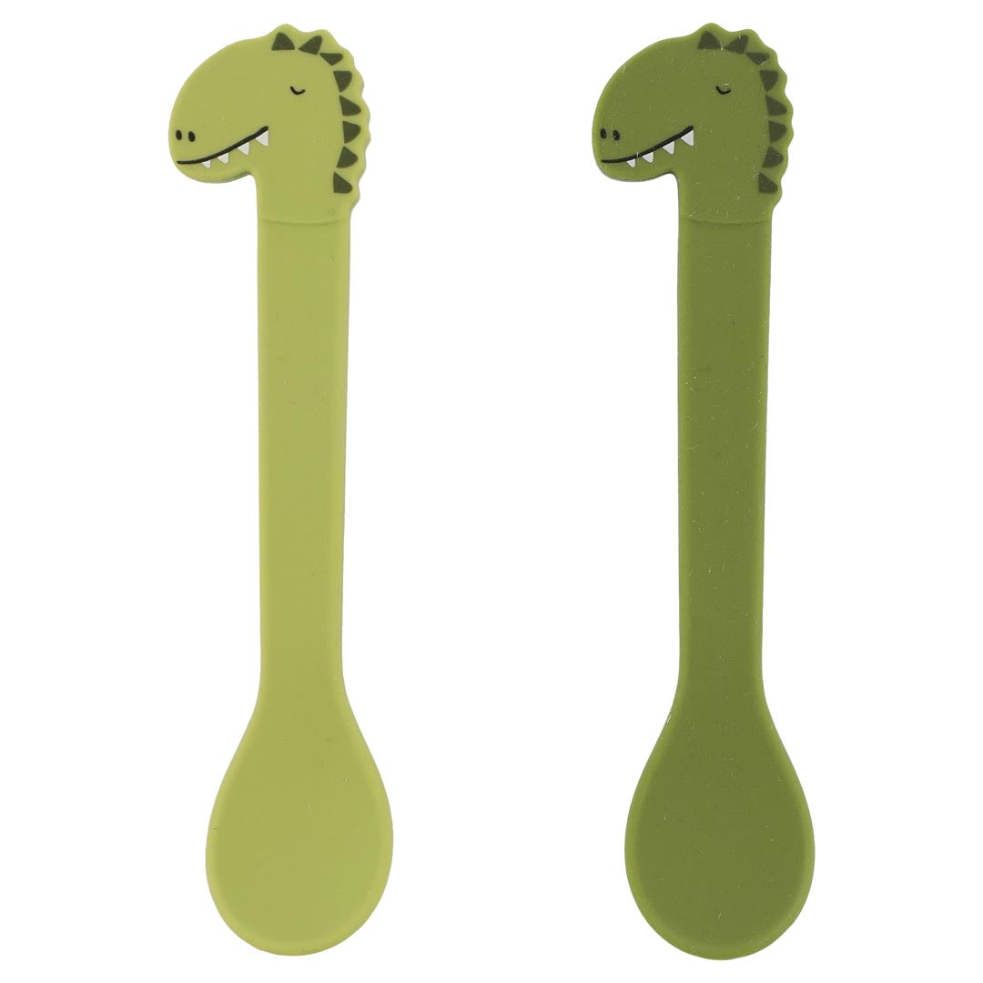 Set 2 Cucchiai in Silicone Mr. Dino - Trixie