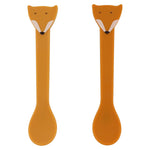 Set 2 Cucchiai in Silicone Mr. Fox - Trixie