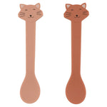 Set 2 Cucchiai in silicone Mr. Cat - Trixie