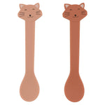 Set 2Pz posate in Silicone Mrs. Cat - Trixie