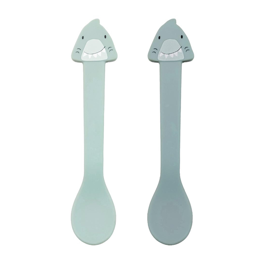 Set 2 Cucchiai in Silicone Mr. Shark - Trixie