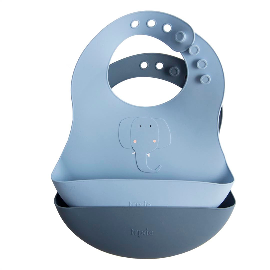 Bavaglino in silicone confezione da 2 Elefante - Trixie