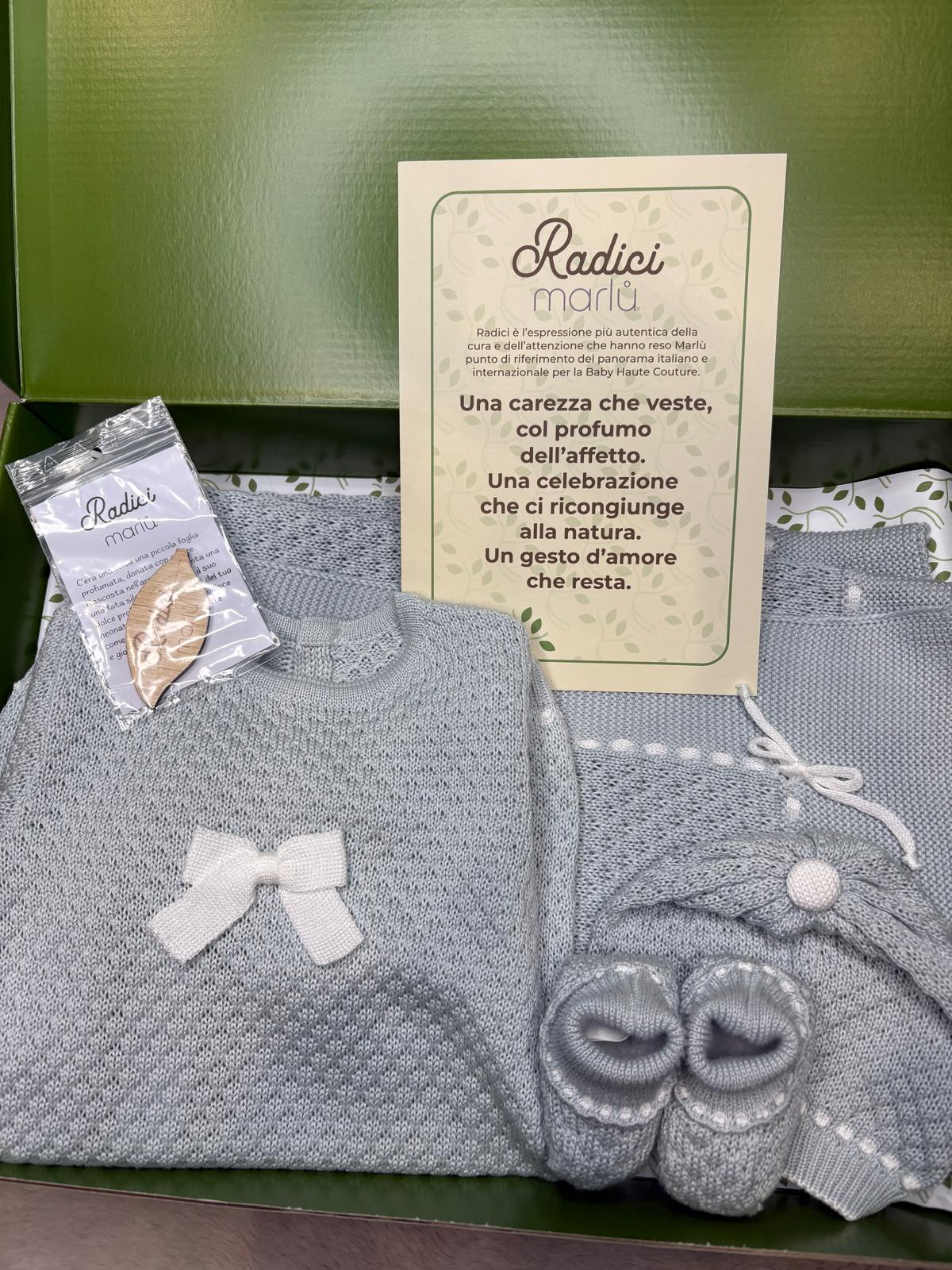 Set 4Pz Collezione "Radici" con Fiocchetto - Marlù