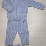 Completo con scarpine azzurro - wedoble