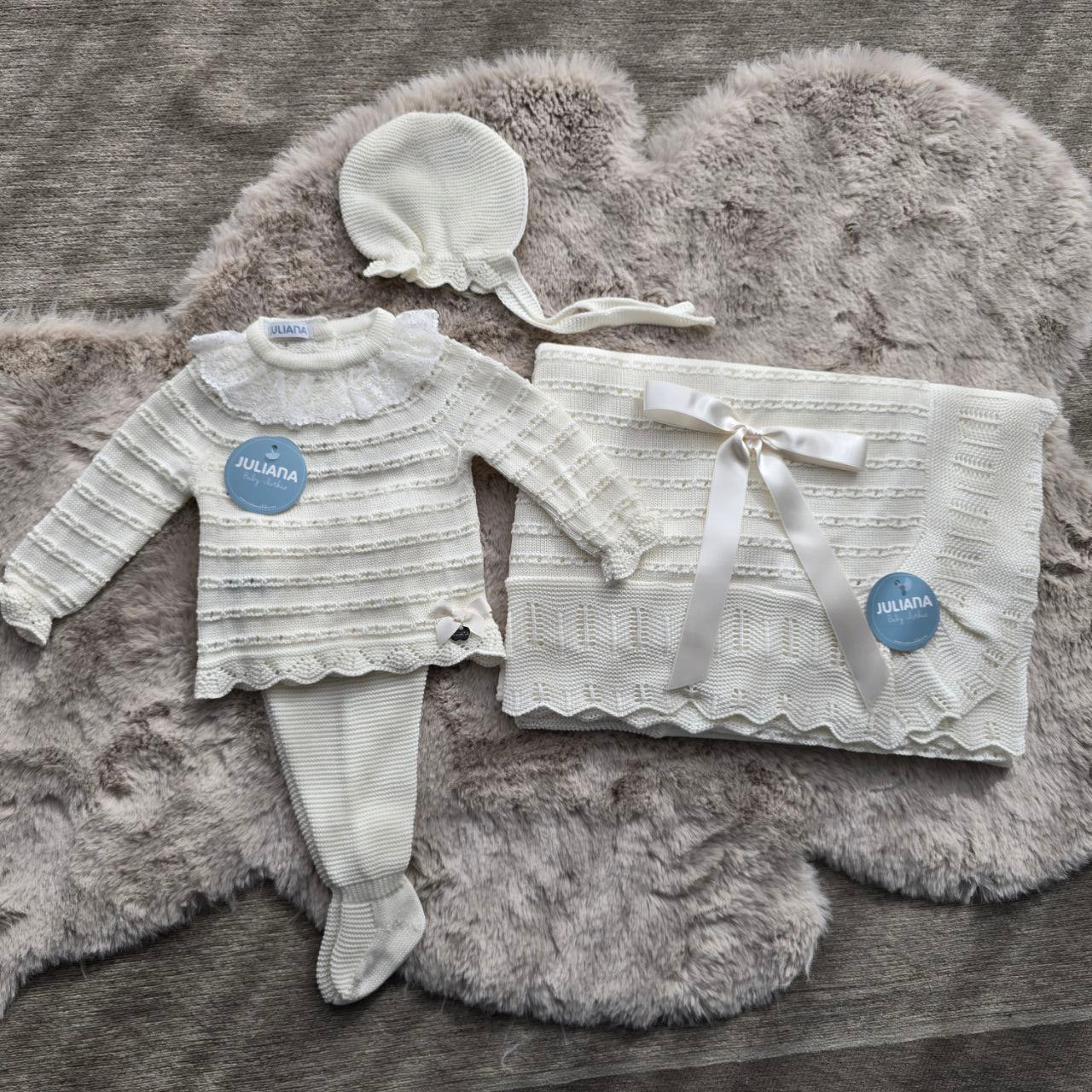 Completo 3 pezzi panna - juliana