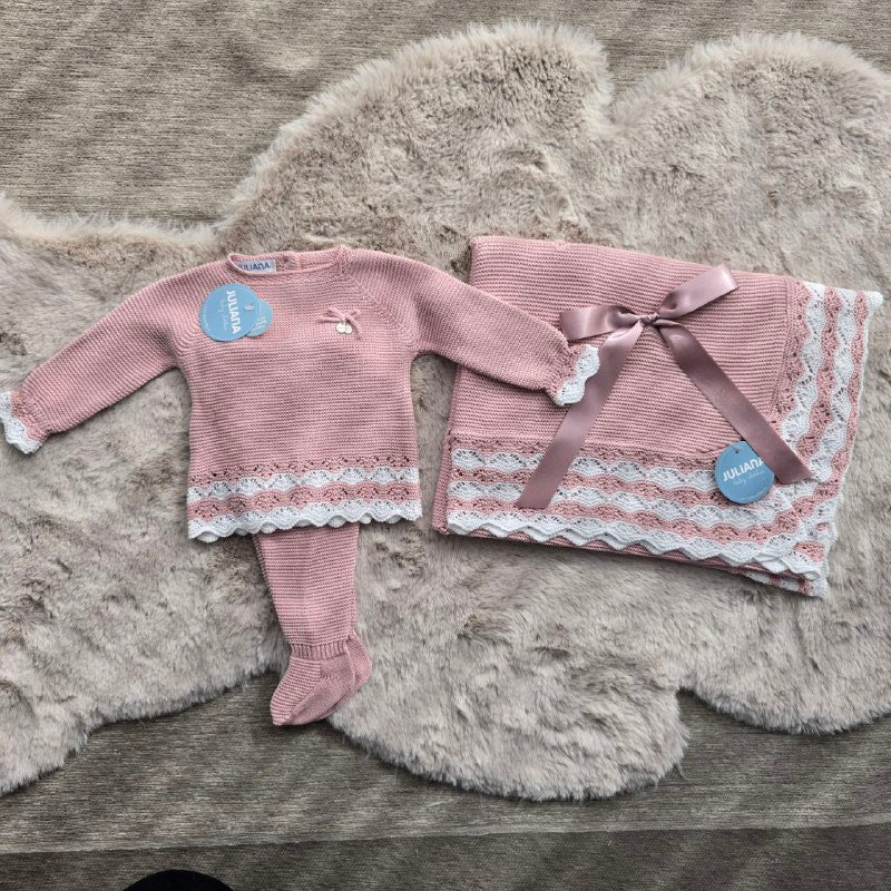 Completo 2 pezzi rosa antico - juliana