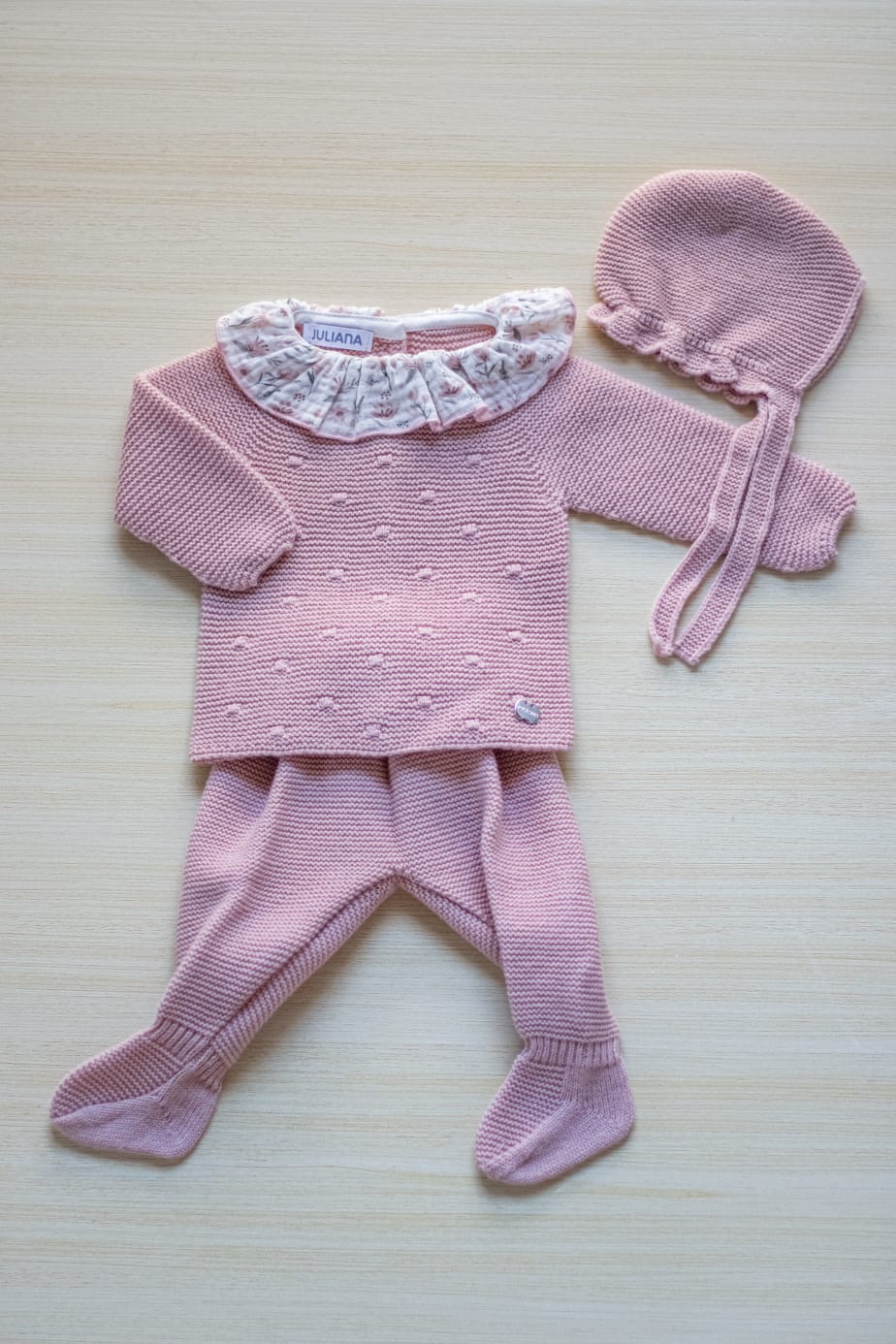 Completo 3 pezzi rosa - Juliana