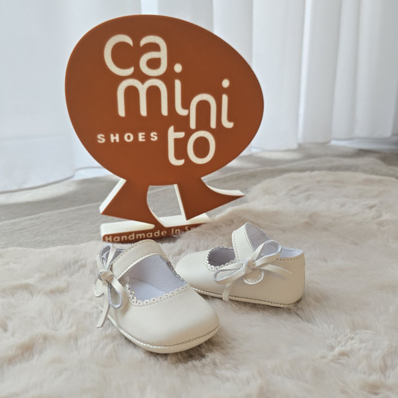 Ballerine ecopelle beige - caminito
