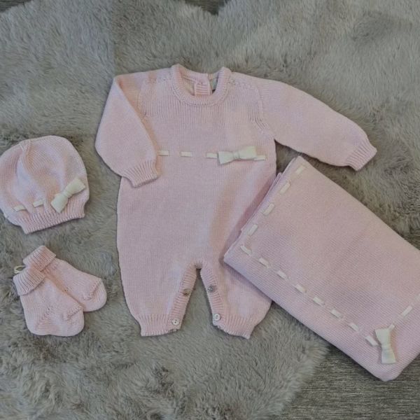 Corredino nascita invernale bimba Rosa con fiocchetto Lullabi