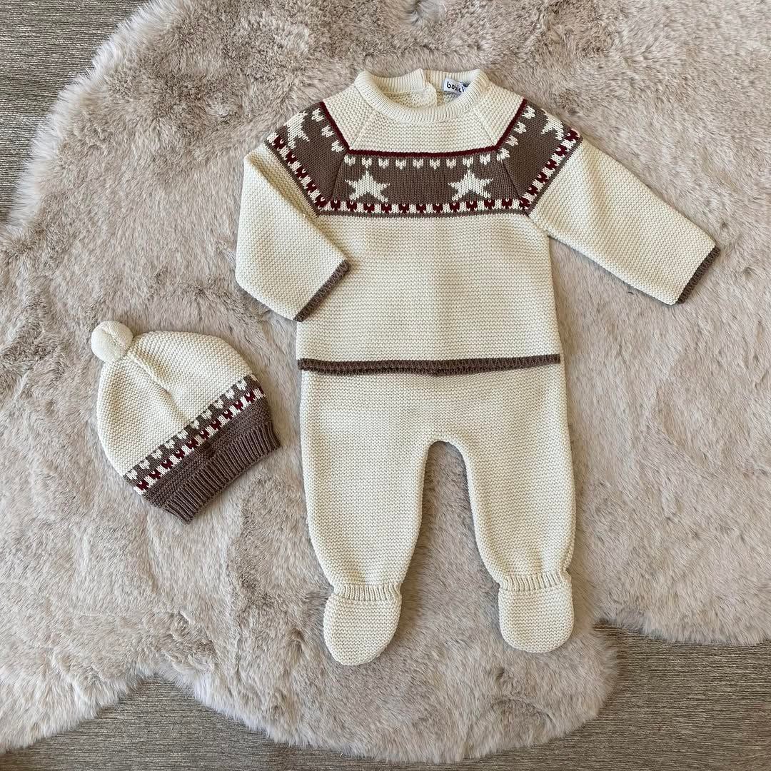 Corredino Tutina nascita invernale Beige - Babidu